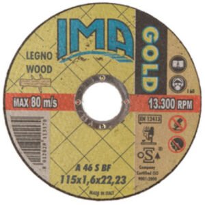 Disco Abrasivo " IMA " Legno mm  115 x 1,6 pz. 50
