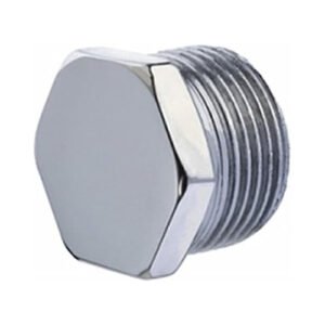 Tappo Maschio in Ottone Cromato