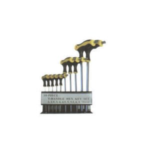 CHIAVI ESAGONALI DOPPIE SERIE 10PZ. CON IMPUGNATURA "SOFT-GRIP"