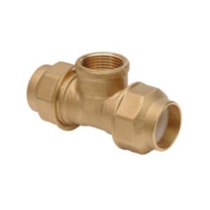 Raccordo a T femmina con anello 20x1/2"