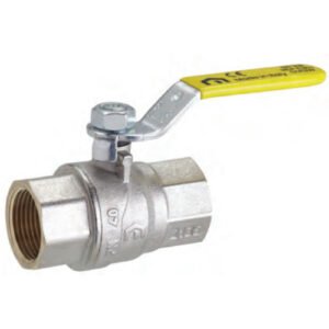 Valvola a sfera F/F gas leva piatta 1/2"